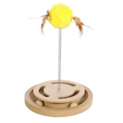 Flamingo Juguete Interactivo con Pelota para gatos