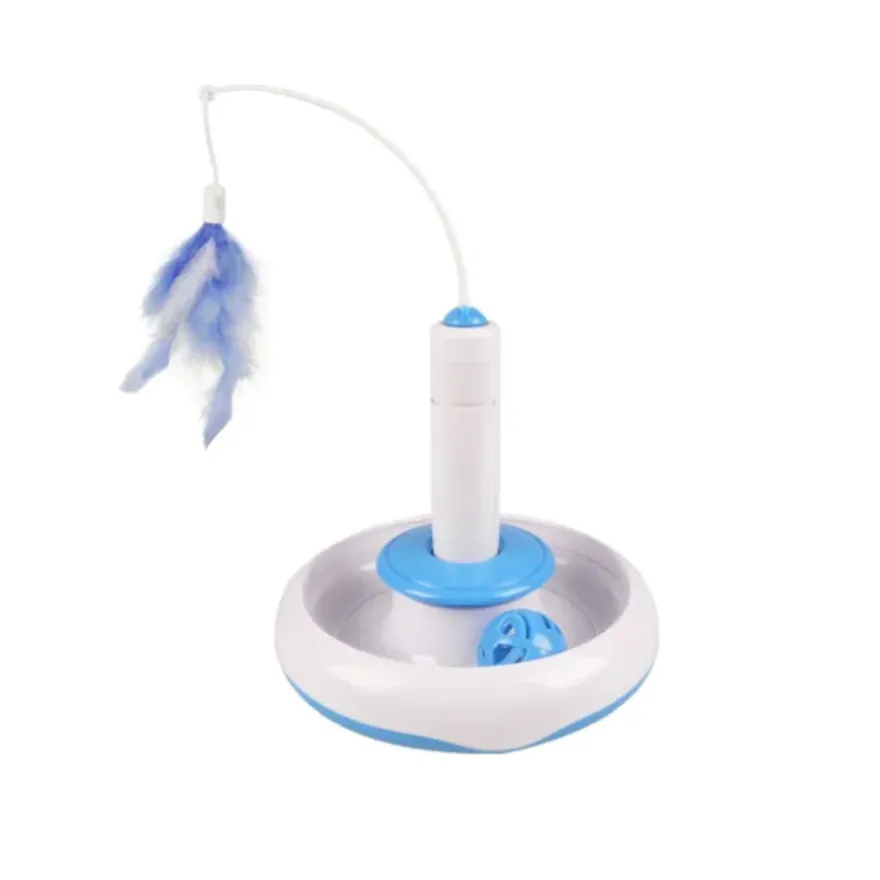 Flamingo Juguete Interactivo con Pluma para gatos