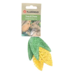Flamingo Kanda Amarillo y Verde juguete para roedores