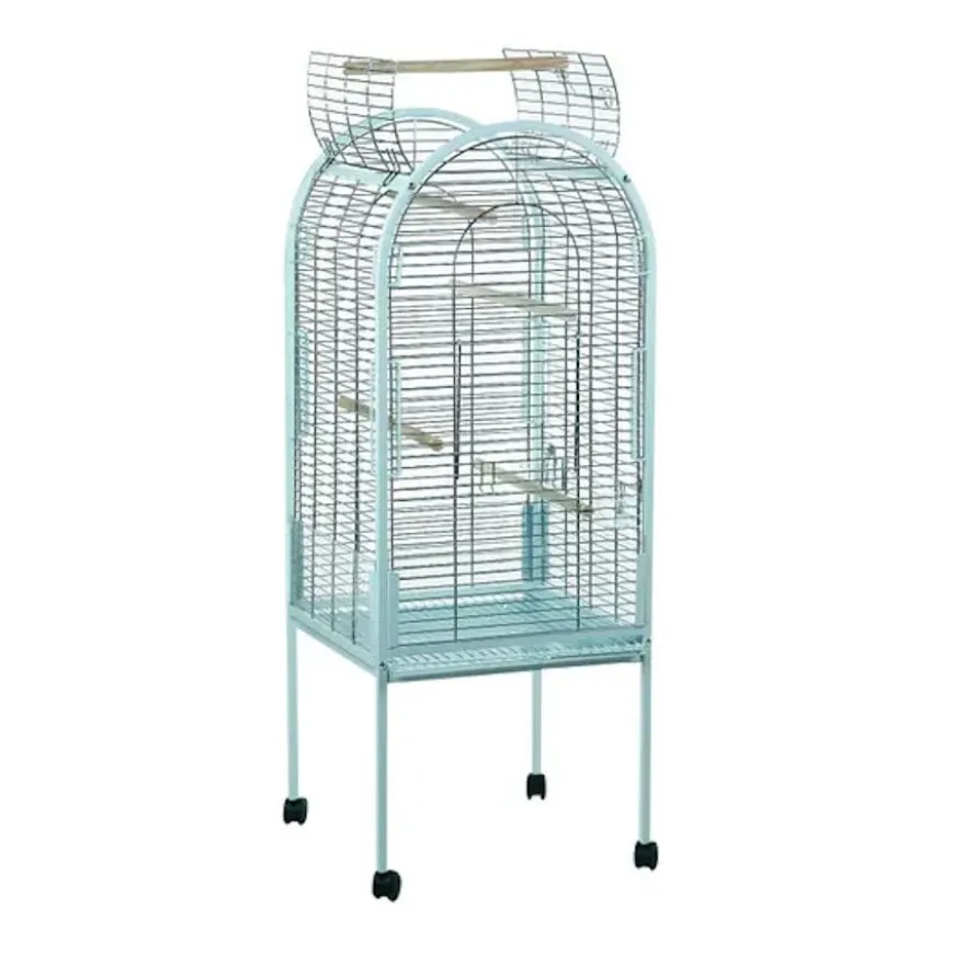 Flamingo Lorre Jaula Blanca para loros