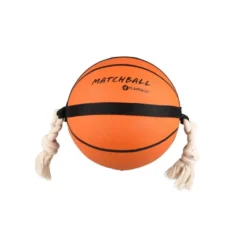 Flamingo Matchball Pelota de Basquetbol con Cuerda para perros