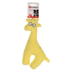 Flamingo Pebbles Jirafa de Peluche Amarilla para perros