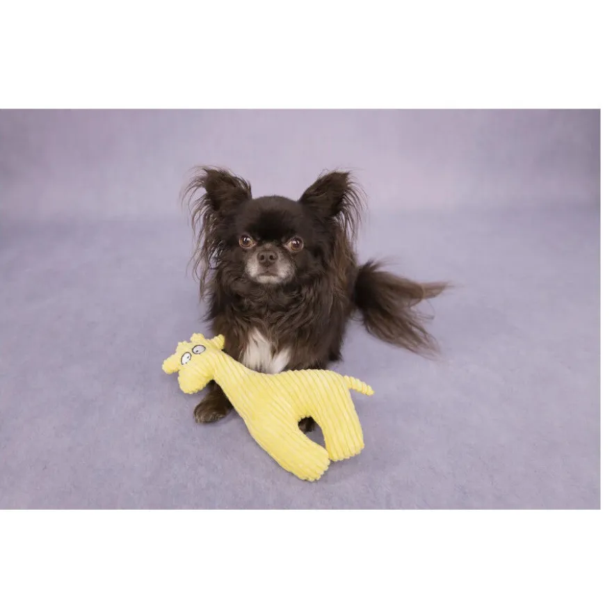Flamingo Pebbles Jirafa de Peluche Amarilla para perros