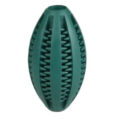 Flamingo Pelota de Rugby verde para perros