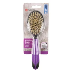 Flamingo Premium Care Cepillo de Pelo de Cerdo para perros y gatos