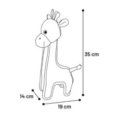 Flamingo Strong Stuff Jirafa de Peluche para perros