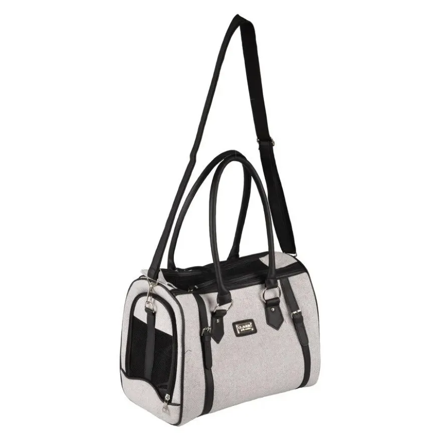 Flamingo Tatjana Bolsa Transportín Gris para perros
