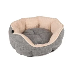 Flamingo Zupo Octógono Gris cama cuna para perros y gatos