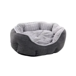 Flamingo Zupo Octógono Gris Oscuro cama para perros y gatos