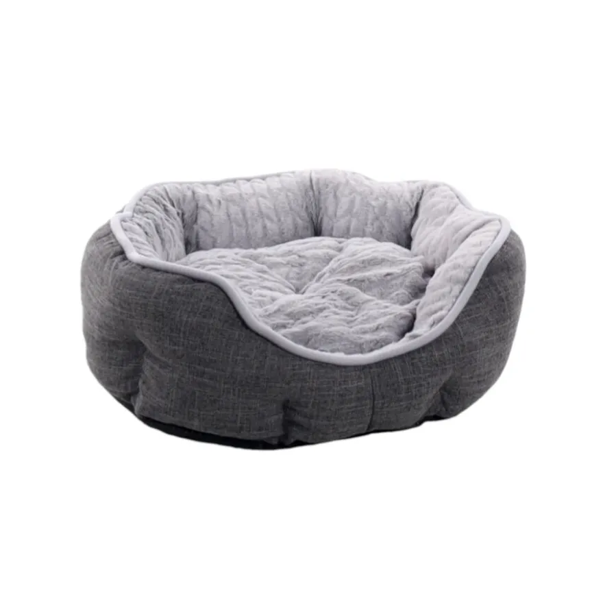 Flamingo Zupo Octógono Gris Oscuro cama para perros y gatos
