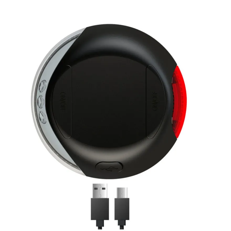 Flexi Literna de Luz led negra para correas