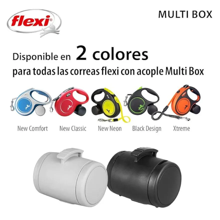 Flexi Multi Box Dispensador para perros y gatos colores surtidos