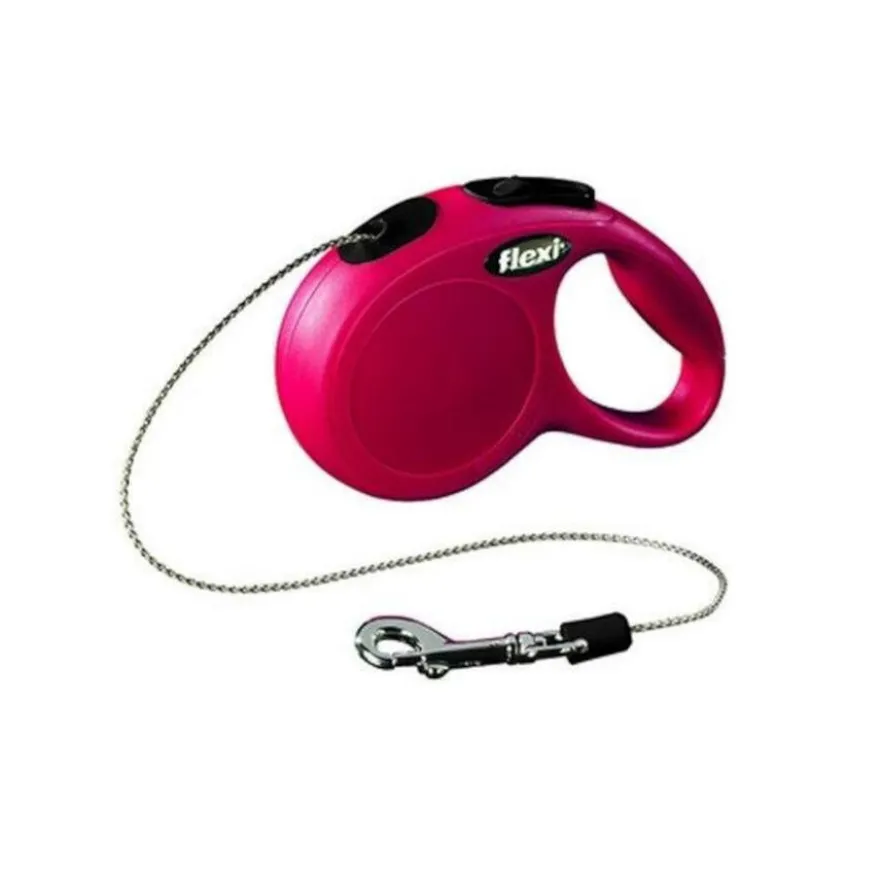 Flexi New Classic Correa Extensible roja para gatos