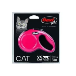 Flexi New Classic Correa Extensible roja para gatos