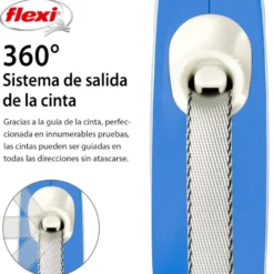 Flexi New Comfort Correa Extensible Azul Oscuro para perros
