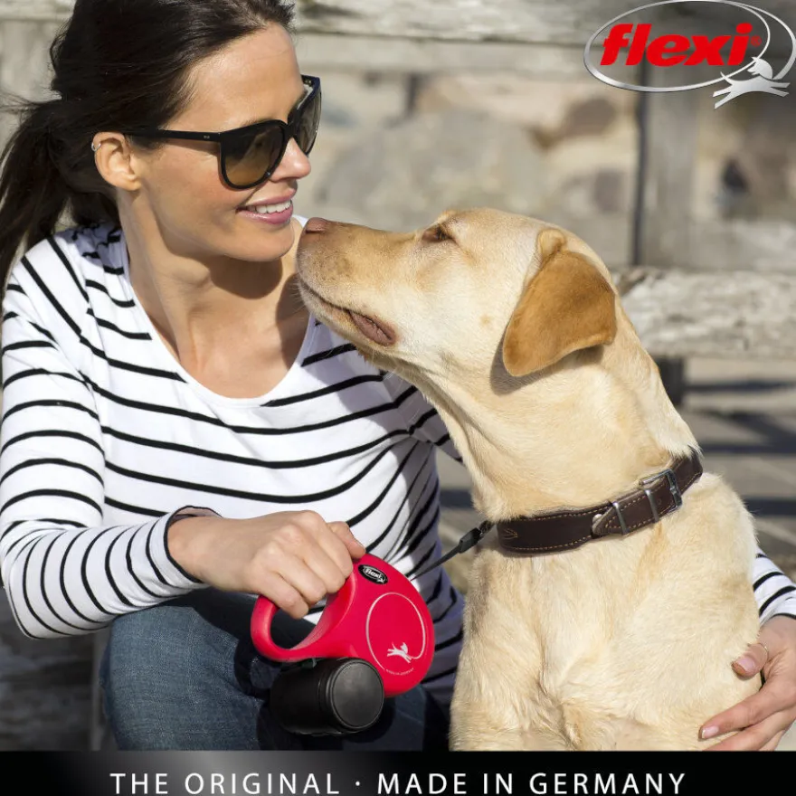 Flexi New Comfort Correa Extensible Azul Oscuro para perros