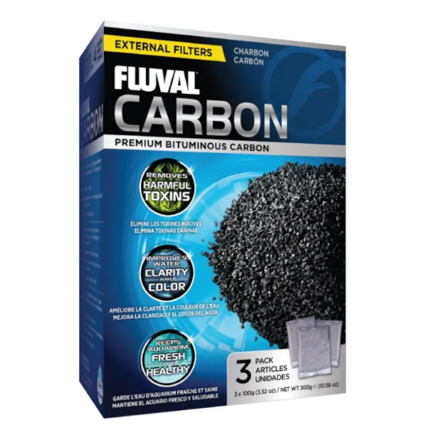 Fluval Premium Carbón Activo para filtro externo de acuarios