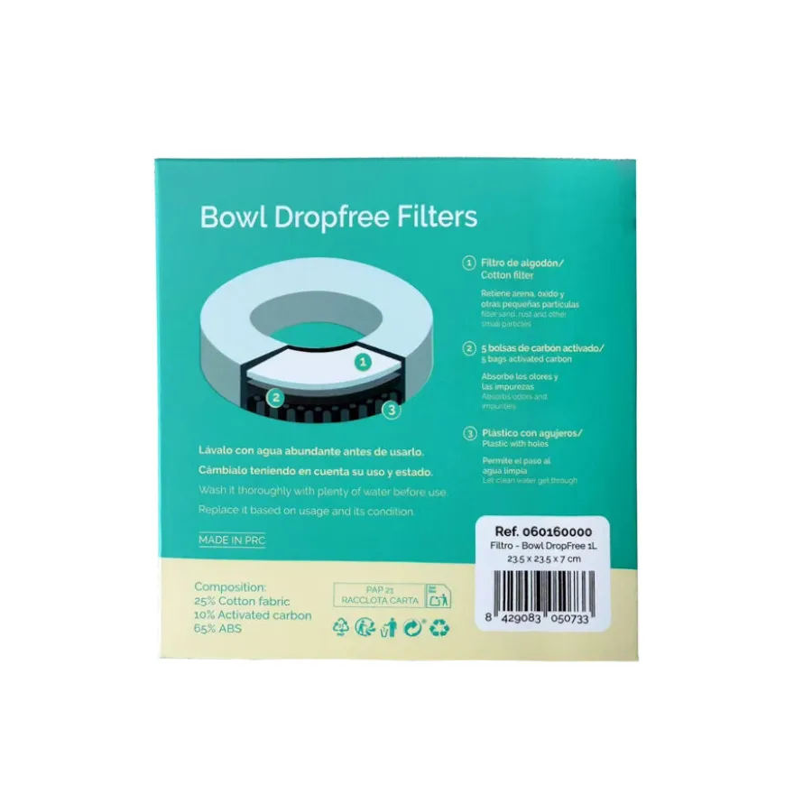 Freedog Drop Free Recambio de Filtro para Bebedero para perros y gatos