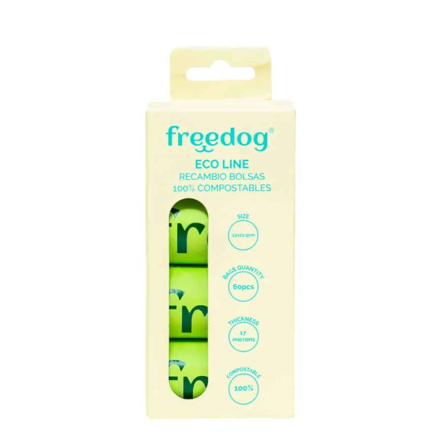 Freedog Eco Line Bolsas Higiénicas Compostables para perros