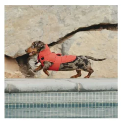 Freedog Paw Shield Rojo Abrigo Impermeable para perros