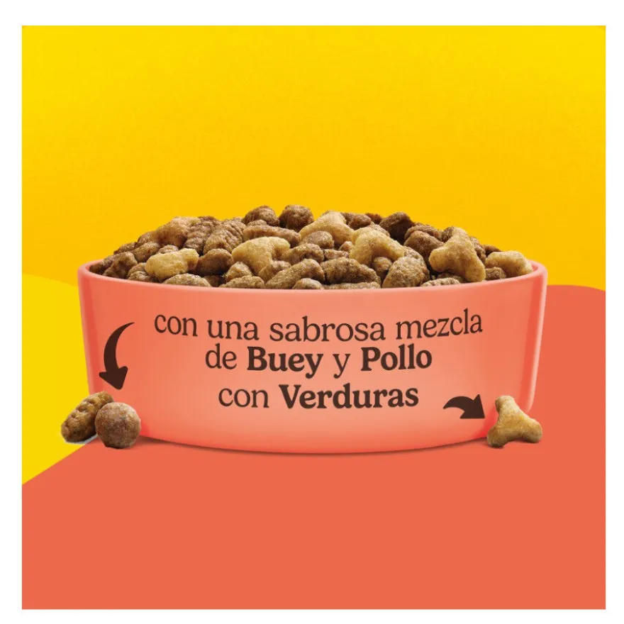 Friskies Adult Buey con Pollo y Verduras pienso para gatos