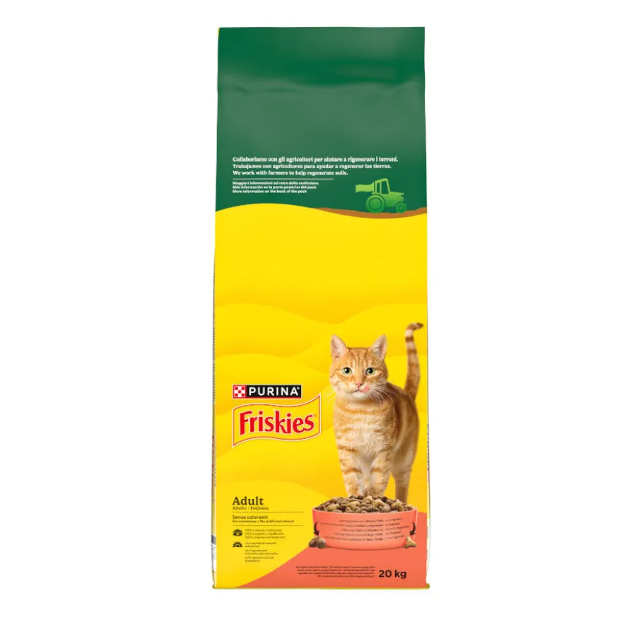 Friskies Adult Buey con Pollo y Verduras pienso para gatos