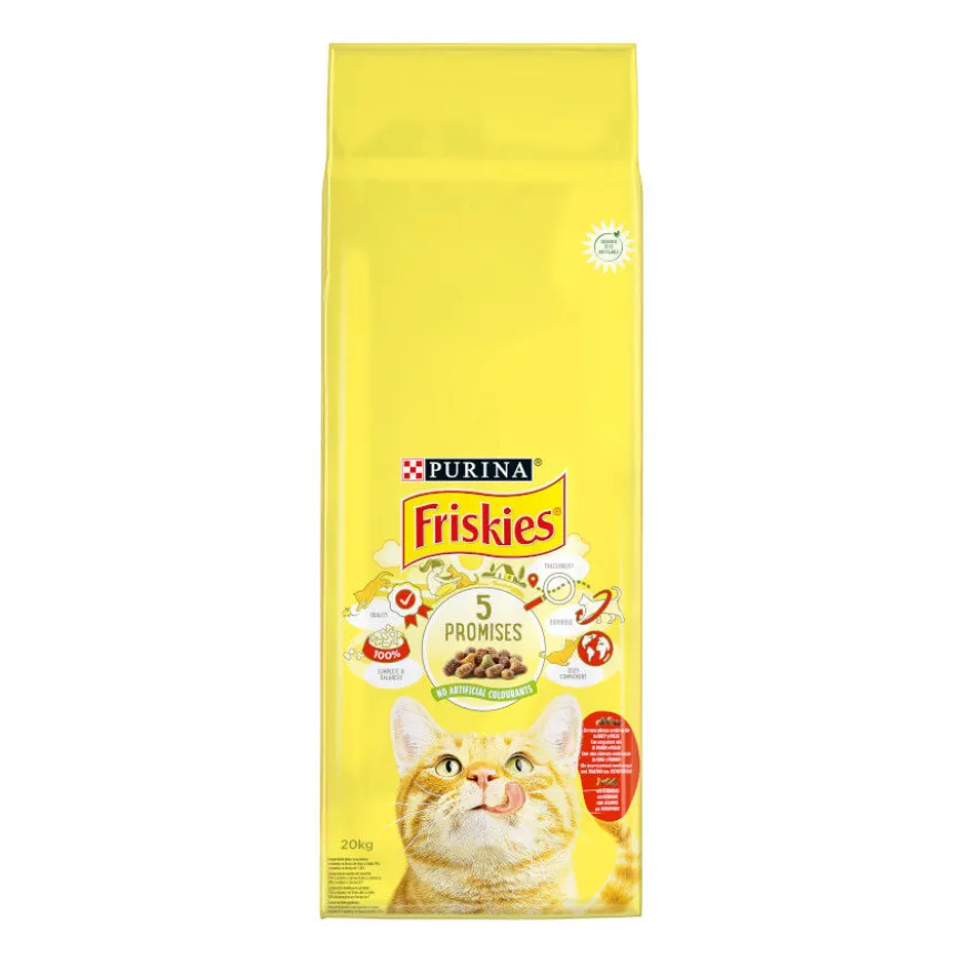 Friskies Adult Buey con Pollo y Verduras pienso para gatos