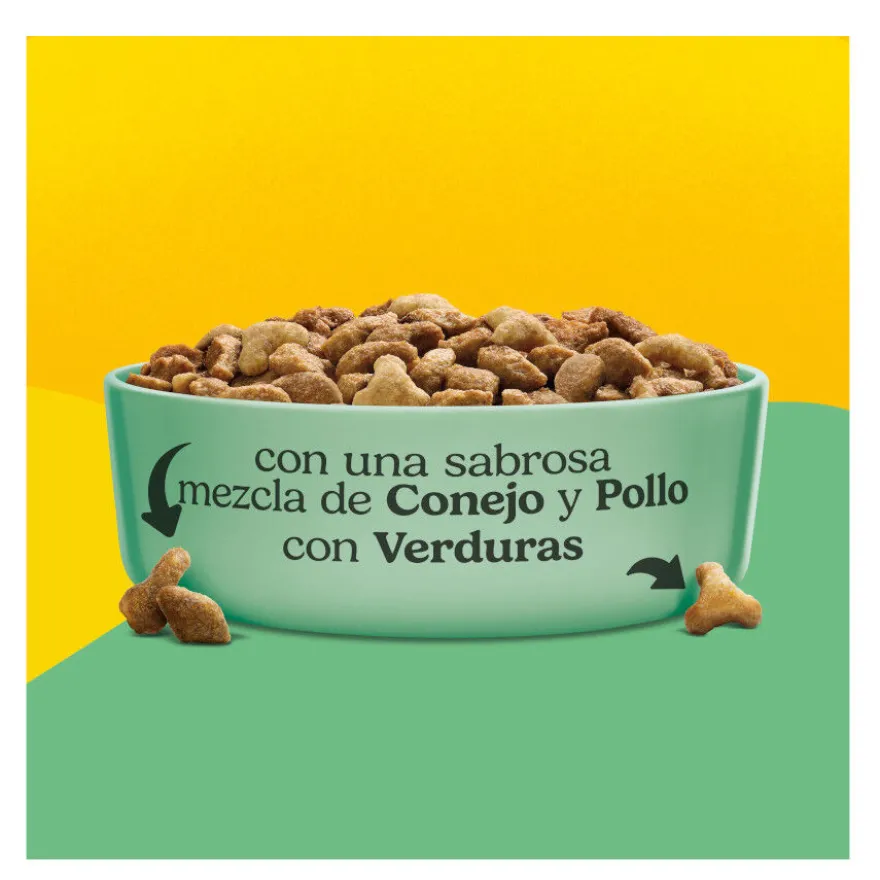 Friskies Conejo y Pollo pienso para gatos