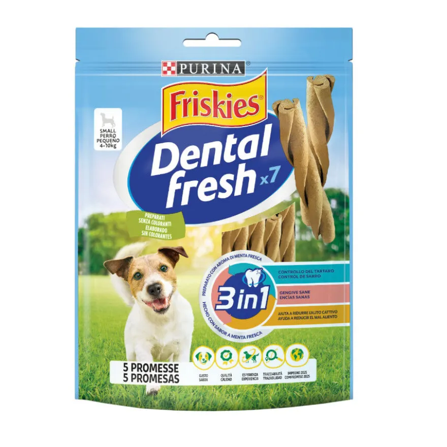 Friskies Small Snacks Dentales Fresh para perros