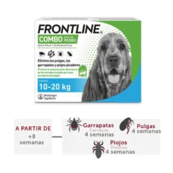 Frontline Combo Pipetas Antiparasitarias para perros medianos