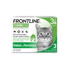 Frontline Combo Pipetas Antiparasitarias para gatos y hurones
