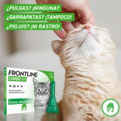 Frontline Combo Pipetas Antiparasitarias para gatos y hurones