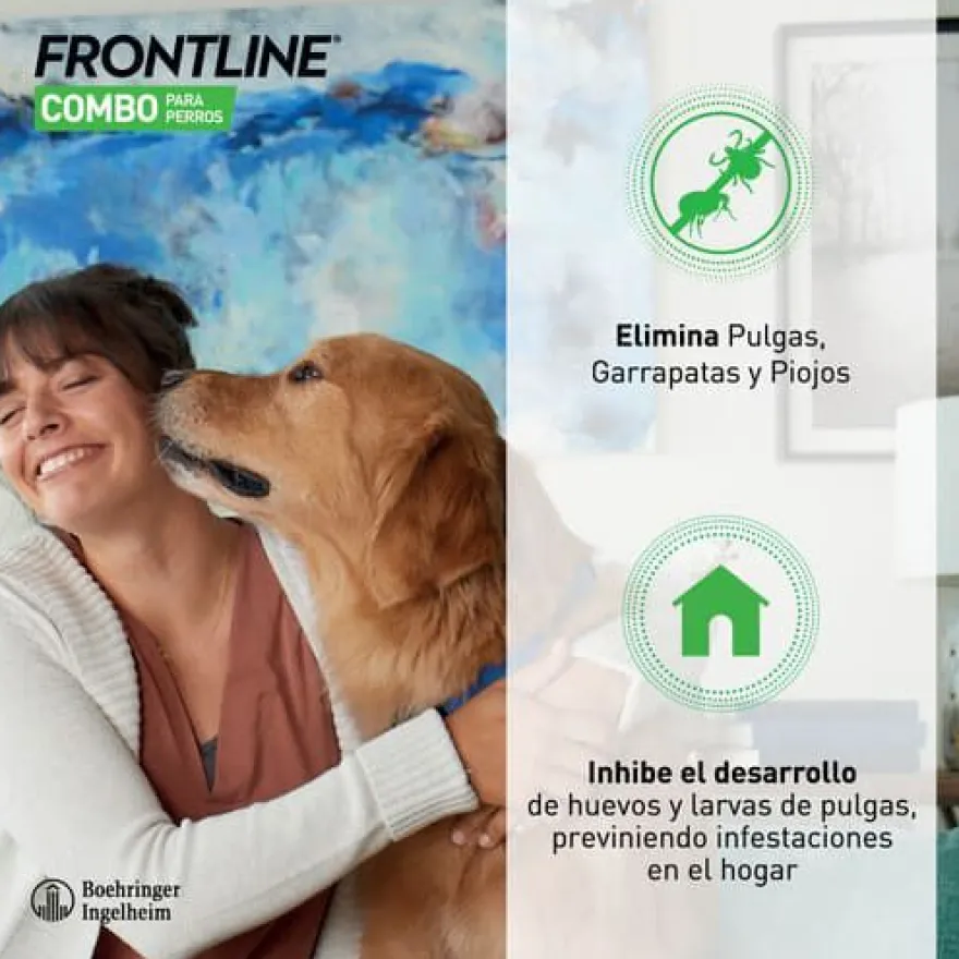 Frontline Spot On Combo Pipetas Antiparasitarias Perros 20 - 40 kg