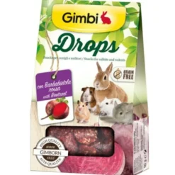 Gimbi Drops Chuches Remolacha para roedores