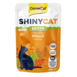 GimCat Shiny Caldo de pollo para gatos