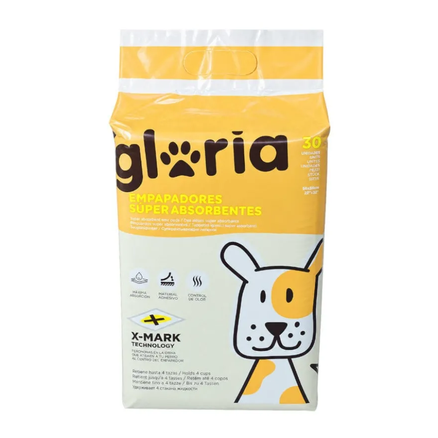 Gloria Pack 30 Empapadores Absorbentes para perros