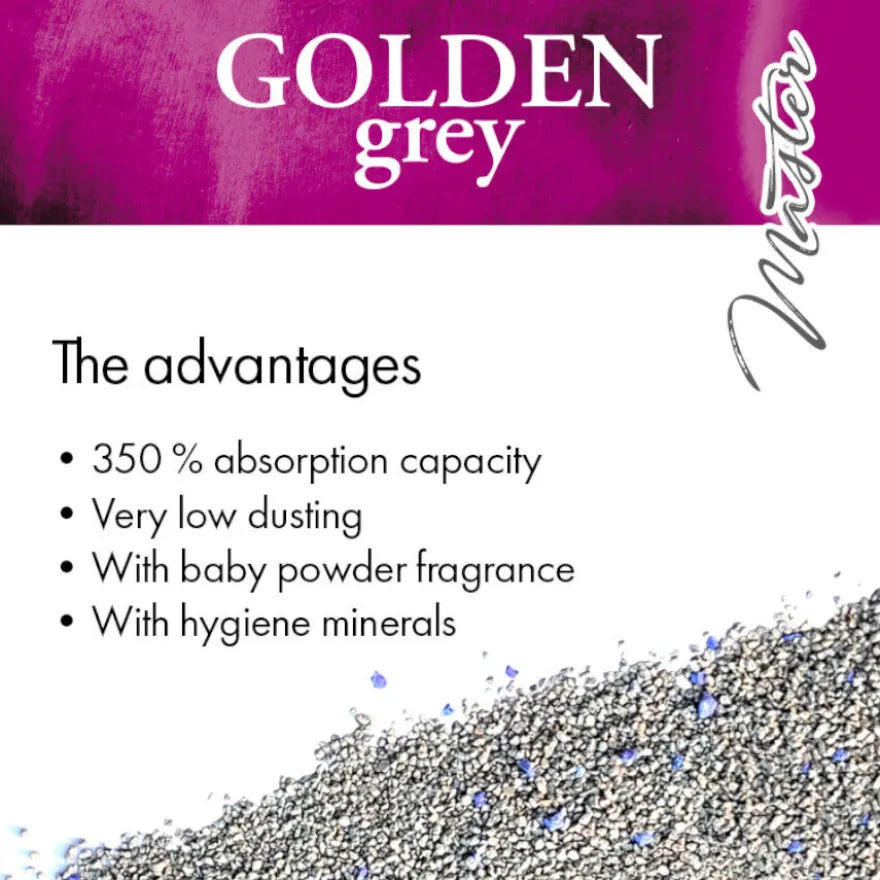 Golden Grey Master Arena Aglomerante para gatos
