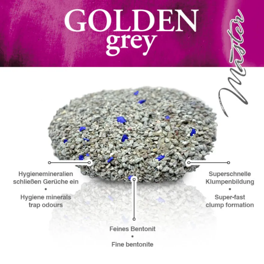 Golden Grey Master Arena Aglomerante para gatos