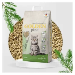 Golden Grey Pino Arena Aglomerante para gatos