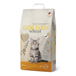 Golden Grey Trigo Arena Aglomerante para gatos