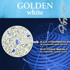 Golden White Arena Aglomerante Blanca para gatos