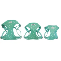 Gotoo Arnés ajustable estampado estrellas verde para cachorros