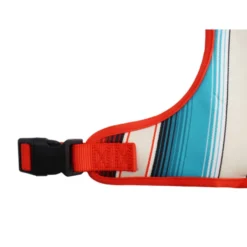 Gotoo Arnés ajustable estampado de rayas multicolor para perros