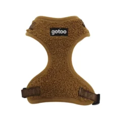 Gotoo Arnés ajustable teddy marrón para perros
