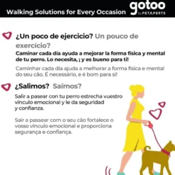 Gotoo Arnés estampado cachemira rojo para perros