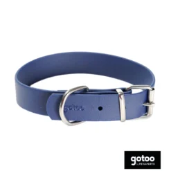 Gotoo Collar Biothane azul para perros