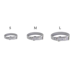 Gotoo Collar Biothane gris para perros