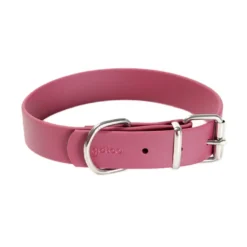 Gotoo Collar Biothane rojo vino para perros