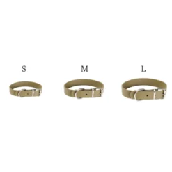 Gotoo Collar Biothane verde oliva para perros