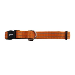 Gotoo Collar de nylon reflectante naranja para perros